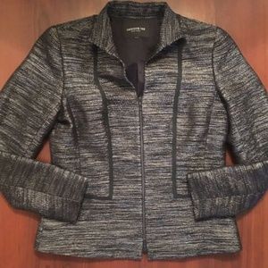 Lafayette 148 NY Black Silver Career Professional